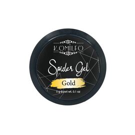 KOMILFO Гель-павутинка Spider Gel Gold, 5 г, Колір: Золотий, Об'єм: 5 г, image 