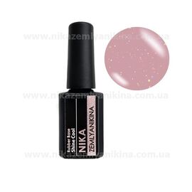 NIKA ZEMLYANIKINA Rubber Base Shine Cool Камуфлююча база, 15 мл, Об'єм: 15 мл, Колір: Cool, image 