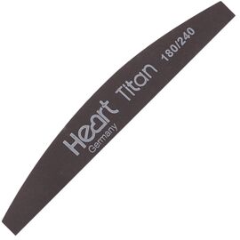 HEART Пилка для нігтів Half TITAN BROWN 180/240, Абразивність: 180/240, image 