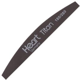 HEART Пилка для нігтів Half TITAN BROWN 180/280, Абразивність: 180/280, image 