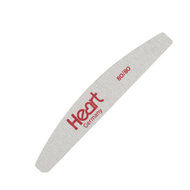 HEART Пилка для нігтів Half TITAN 80/80, Абразивність: 80/80, image 