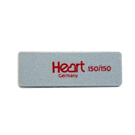 HEART Шліфувальник для нігтів Прямокутний міні 150/150, Абразивність: 150/150, image 