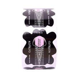 KOMILFO Multi Shape Nail Forms Мультифункціональні форми для нарощування, 500 шт, Кількість: 500 шт, image 