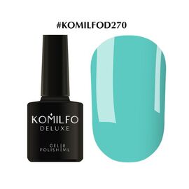 KOMILFO Deluxe Series №D270 (бірюзово-блакитний), 8 мл, image 