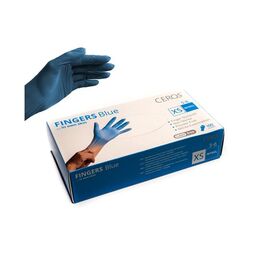 CEROS Рукавички нітрилові BLUE (S) - 100 шт/уп, Розмір: S, Колір: Блакитний, image 