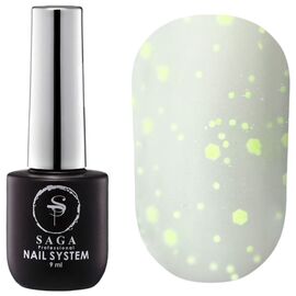 SAGA Mosaic Top №05 Матовий топ з неоновими каміфубіками, 8 мл, Відтінок: 005, Об'єм: 8 мл, image 