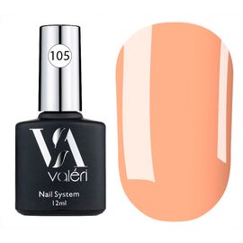 VALERI Rubber Base French Камуфлююча база №105, 12 мл, Відтінок: 105, Об'єм: 12 мл, image 