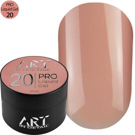 ART PRO Liquid Gel №20 Рідкий гель, 30 мл, Об'єм: 30 мл, Колір: 020, image 