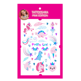 Tattooshka Тату для тіла набір "UNICORN MOOD голограма" - LB-185, image 