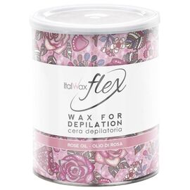 ItalWax FLEX Теплий віск в банці Кремова троянда, 800 мл, image 