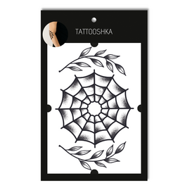 Tattooshka Тату для тіла набір "Павутина" - LB-182, image 