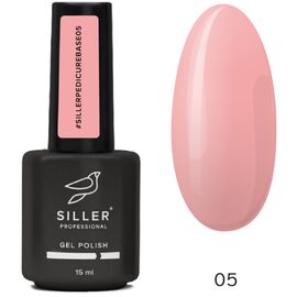 SILLER Base Pedicure №05 Базове покриття для педикюру, 15 мл, Відтінок: 005, Об'єм: 15 мл, image 