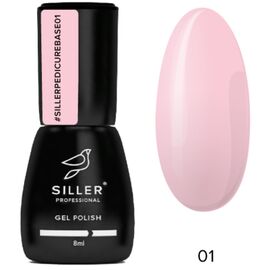 SILLER Base Pedicure №01 Базове покриття для педикюру, 8 мл, Відтінок: 001, Об'єм: 8 мл, image 
