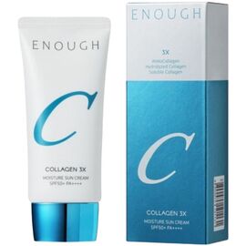 ENOUGH Collagen 3Х Moisture Sun Cream SPF50+/PA+++ Зволожуючий сонцезахисний крем з колагеном, 50 г, image 
