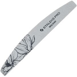 STALEKS PRO Expert 40 Мінеральна пилка (півмісяць) 180/240 грит (з набору), Абразивність: 180/240, Розмір: 162*25 мм, image 