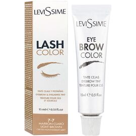 LEVISSIME LashColor Фарба для брів та вій Світло-коричнева, 15 мл, image 