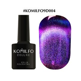 KOMILFO Гель лак 9D Cat's eye №004, 8 мл, Відтінок: №004, Об'єм: 8 мл, image 