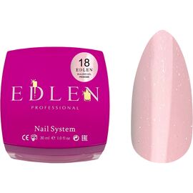 EDLEN Builder Gel №18 Princess Гель для нарощування, 30 мл, Об'єм: 30 мл, Колір: №18, image 