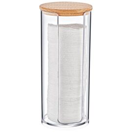 G.F. BOXup Органайзер для ватних дисків з дерев'яною кришкою, FT-203, image 