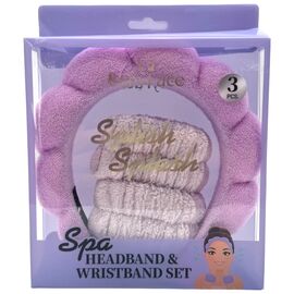 BonBon Набір для вмивання обруч та напульсники-манжети (фіолетовий), image 