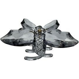 Краб для волосся великий метелик кришталевий,1 шт, image 