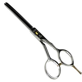 OLTON Ножиці перукарські, модель 65H13(Ф) (сталь 95х18) + коробка + чохол (шкіра), image 