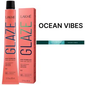 LAKME Glaze Color Acid Technology Напівперманентна кислотна фарба для волосся Ocean Vibes, 60 мл, Об'єм: 60 мл, Відтінок: Ocean Vibes, image 