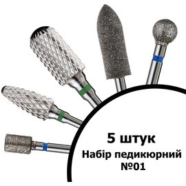 FORMULA PROFI Педикюрний набір фрез №01, image 