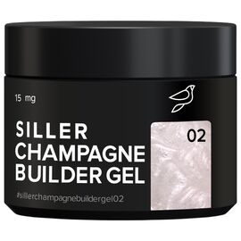 SILLER Champagne Builder Gel №002, 15 мл, image 