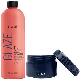 LAKME GLAZE Color Activator Cream 1,5%, 60 мл (баночка), Об'єм: 60 мл, image 