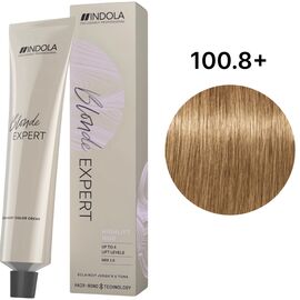 INDOLA Blonde Expert Highlift Крем-фарба для освітлення волосся 100.8+ Ультраблонд шоколадний інтенсивний, 60 мл, Об'єм: 60 мл, Відтінок: 100.8+, image 