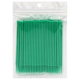 S.P. Мікробрашки для вій в пакеті зелені, 100 шт, Колір: Зелений, image 
