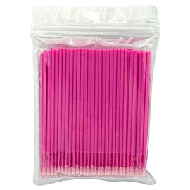 S.P. Мікробрашки для вій в пакеті фуксія, 100 шт, Колір: Фуксія, image 