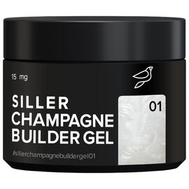 SILLER Champagne Builder Gel №001, 15 мл, image 