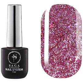 SAGA Світловідбиваючий гель лак Fiery Gel №42, 9 мл, № гель лаку: 042, Об'єм: 9 мл, image 
