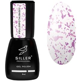 SILLER Base Potal База з поталлю №2, 8 мл, Відтінок: №2, Об'єм: 8 мл, image 