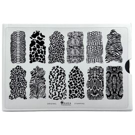 SAGA Пластина для стемпiнгу №04 Skin, №: №04, image 