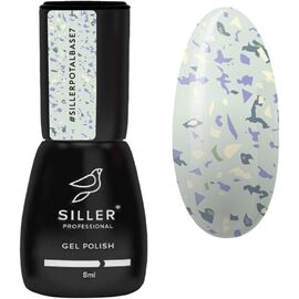 SILLER Base Potal База з поталлю №7, 8 мл, Відтінок: №7, Об'єм: 8 мл, image 