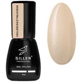 SILLER Crazy in Love Гель лак №06, 8 мл, № гель лаку: №06, Об'єм: 8 мл, image 
