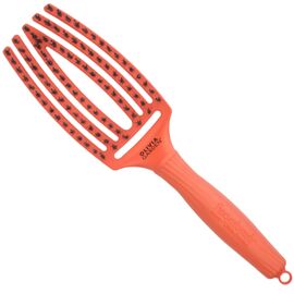 OLIVIA GARDEN Щітка Finger Brush Care Iconic Boar&Nylon Orange Dream, image 