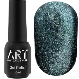 ART Гель лак світловідбиваючий з ефектом котячого ока Night Cat №009, 6 мл, Відтінок: №009, Об'єм: 6 мл, image 