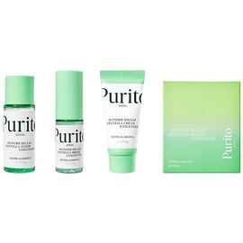 PURITO Seoul Wonder Releaf Centella Mini Kit Unscented Набір засобів з центеллою без ефірних масел, image 