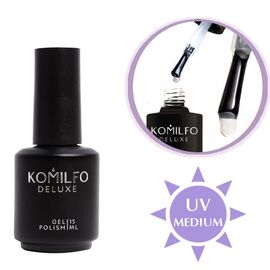 KOMILFO Expert Top (no wipe, medium UV) Топ для гель лаку без ЛШ, 15 мл, image 