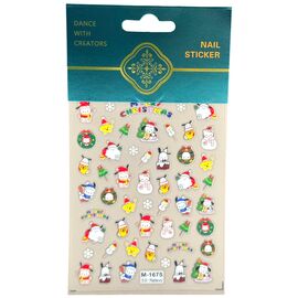 S. P. Новорічний слайдер-дизайн для нігтів 5D М-1675, №: 1675, image 