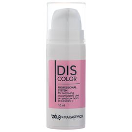 ZOLA x Makarevich DISCOLOR Emulsion 1 Професійна система видалення накопиченого барвника з волосків брів, 10 мл, image 