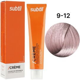 SUBTIL Creme Стійка крем-фарба для волосся 9-12 Дуже світлий блондин попелястий ірис, 60 мл, image 