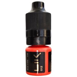 LIK Lips 012 Phenix Пігмент для перманентного макіяжу, 5 мл, Об'єм: 5 мл, Колір: 012 Phenix, image 