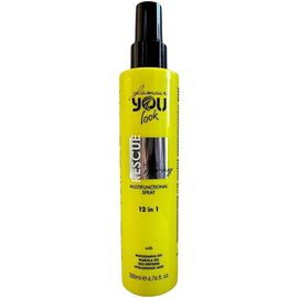 YOU LOOK Glamour Багатофункційний захисний спрей 12в1 з олією макадамії, марули, біопептидами та гіалуроновою кислотою, 200 мл, image 