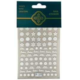 S. P. Новорічний слайдер-дизайн для нігтів 5D М-1409, №: 1409, image 