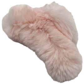 Краб для волосся великий пухнастий рожевий №2, 1 шт, image 